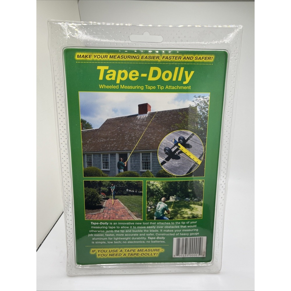 Tape Dolly Wheeled Measuring Tape Tip Attachment Makes Measuring Easier New!